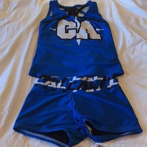The California Allstars tank top and shorts